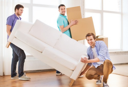Protective handling of office furniture and equipment
