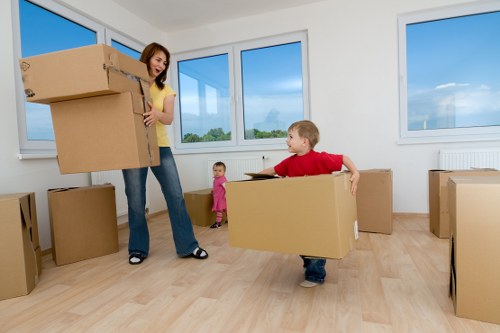 Team collecting mixed household furniture for disposal in Kentishtown