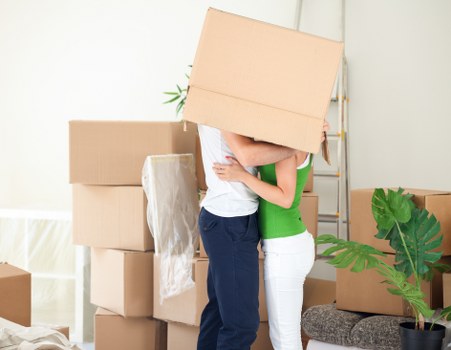 Recycling and sustainability in a local van move with sorted materials