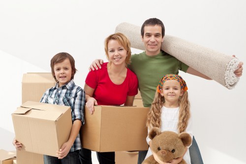 A smooth moving day scene for removals in Kentishtown