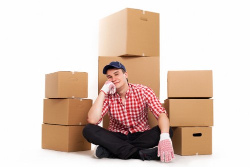 Preparing a piano for relocation in a Kentishtown property