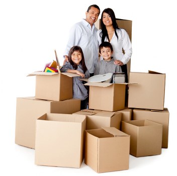 Kentishtown removal team handling furniture during a move